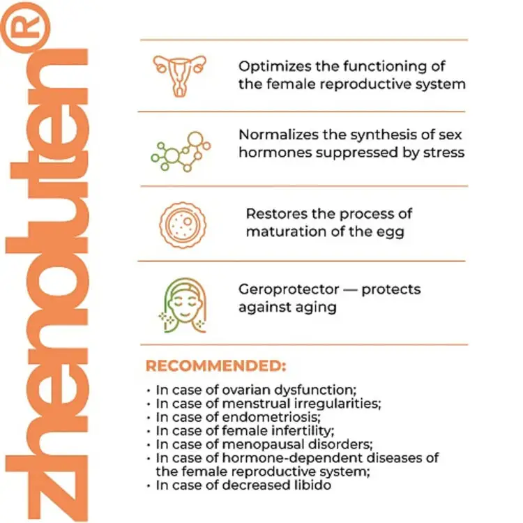 Zhenoluten A-15 Ovary Peptide Bioregulator (Capsules) — How Much in Colorado view 3