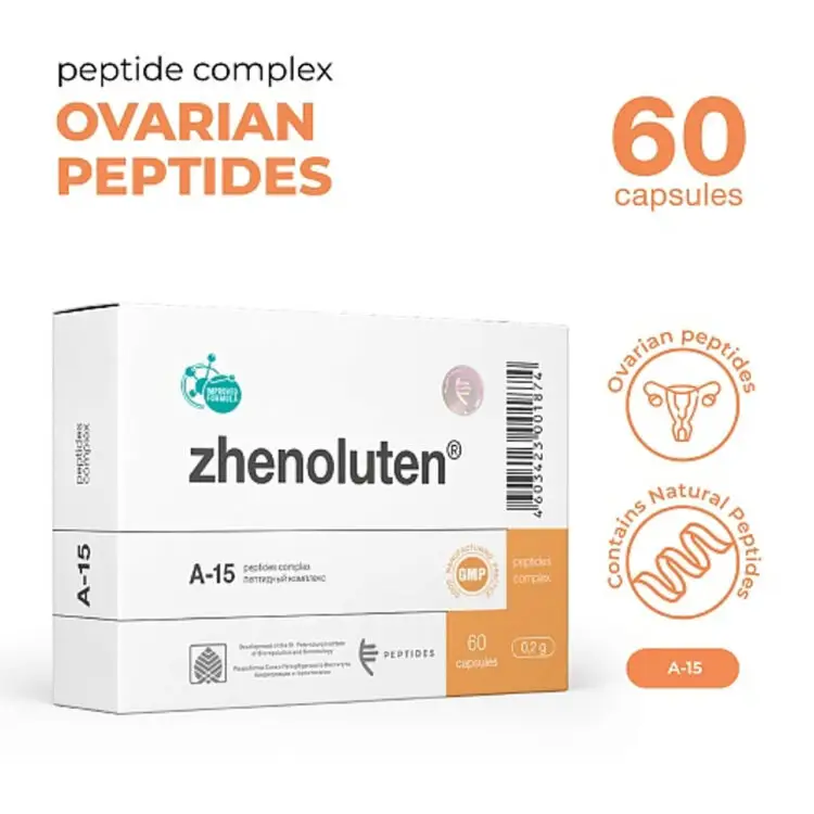 Zhenoluten A-15 Ovary Peptide Bioregulator (Capsules) — How Much in Colorado view 1