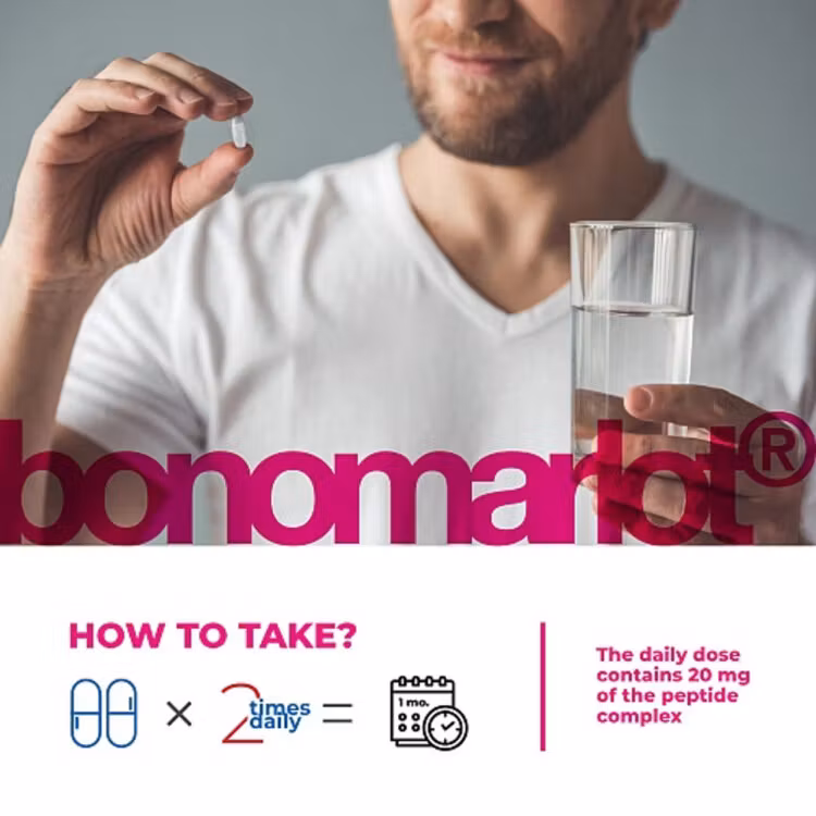 Bonomarlot A-20 Bone Marrow Peptide Bioregulator (Capsules) — Where to Buy in Washington view 5