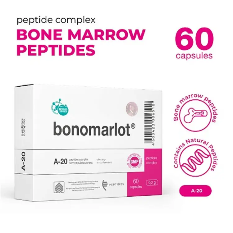 Bonomarlot A-20 Bone Marrow Peptide Bioregulator (Capsules) — Where to Buy in Washington view 1